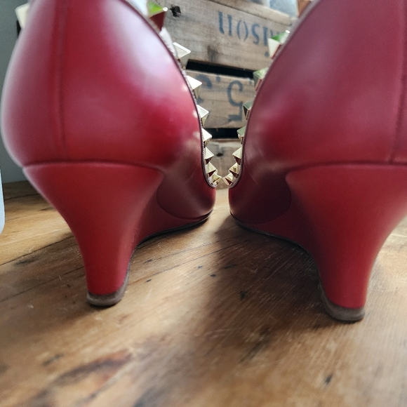 Valentino Rockstud Kitten Wedge size 38 - Picture 5 of 10